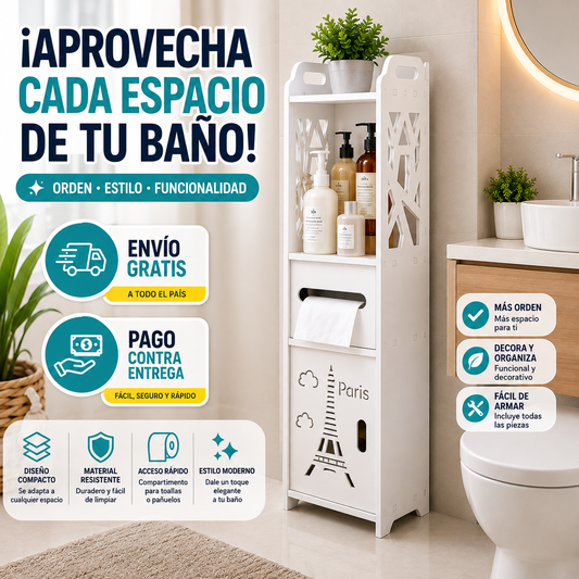 Organizador Esquinero de Baño 4 Niveles Premium ✔