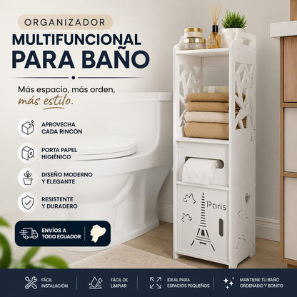 Organizador Esquinero de Baño 4 Niveles Premium ✔