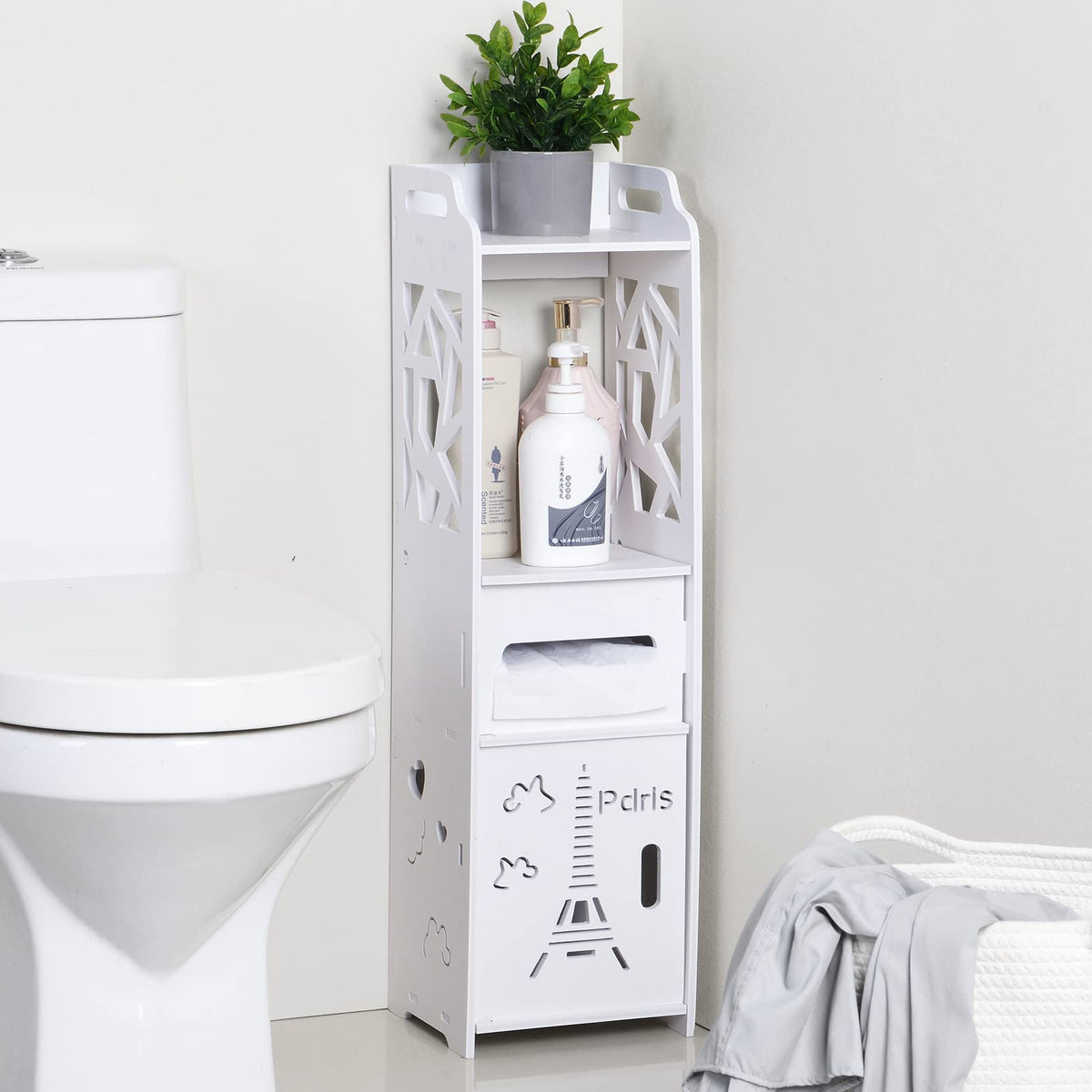 Organizador Esquinero de Baño 4 Niveles Premium ✔